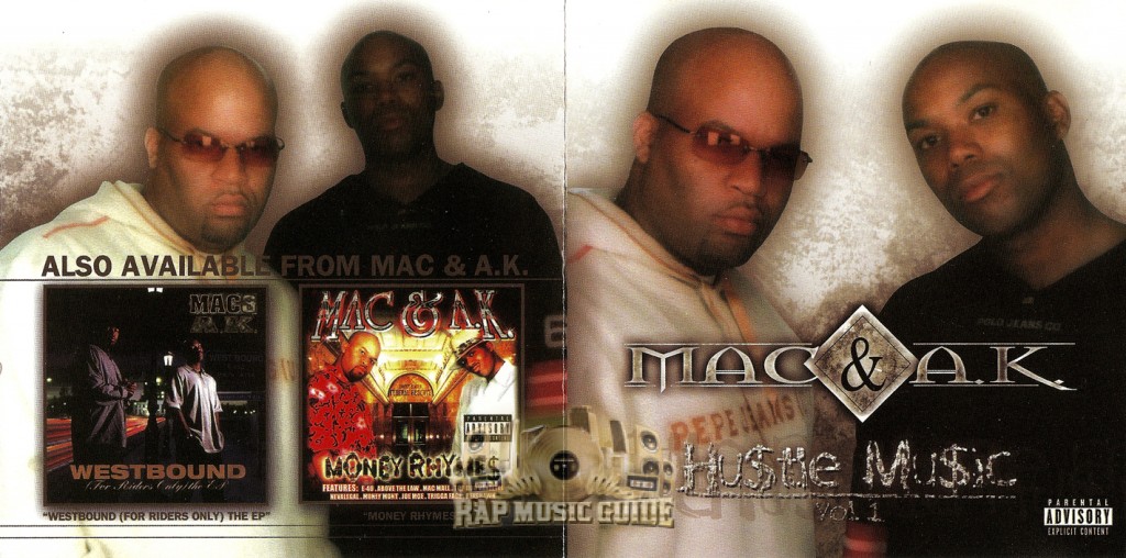 Mac & A.K. - Hustle Music Vol. 1: 1st Press. CD | Rap Music Guide